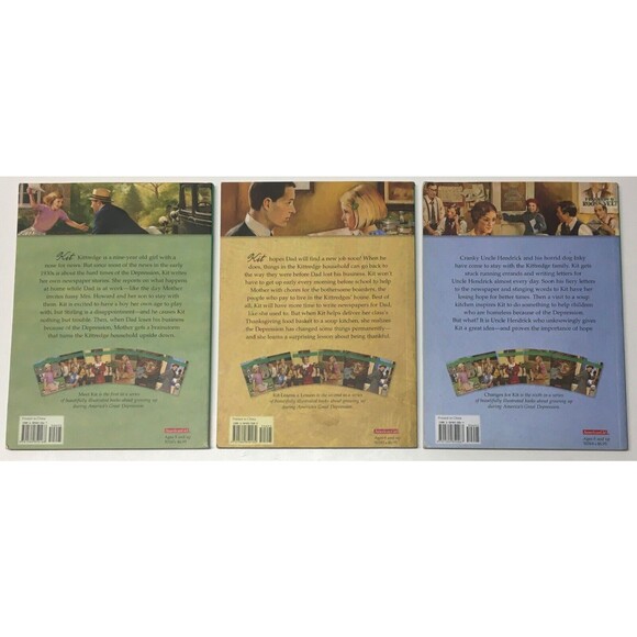 3 Pack American Girl Kit 1,2,6 Growing Up in 1934 Depression Era Story Books - Picture 2 of 16